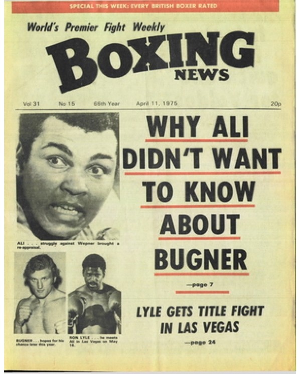 Boxing News magazine 11.4.1975 Download pdf