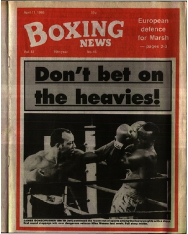 Boxing News magazine 11.4.1986 Download pdf