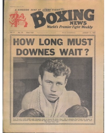 Boxing News magazine 11.9.1961  Download pdf