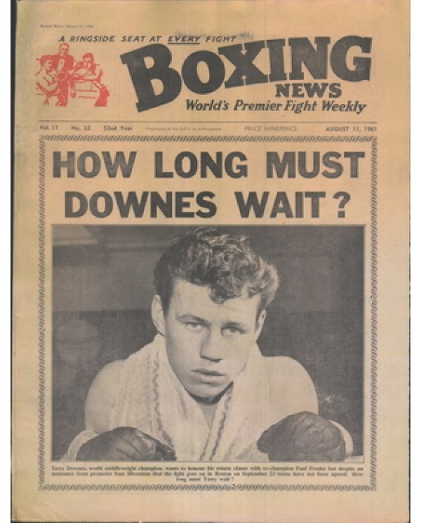 Boxing News magazine 11.9.1961  Download pdf
