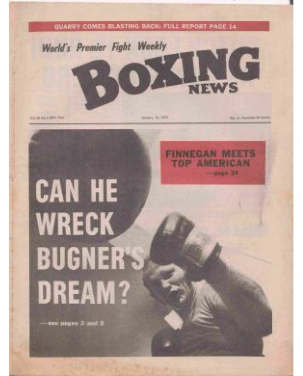 Boxing News magazine Download PDF 12.1.1973