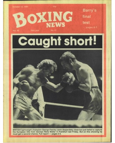 Boxing News magazine 12.10.1984 Download pdf