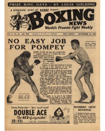 Boxing News magazine 12.11.1952 Download pdf