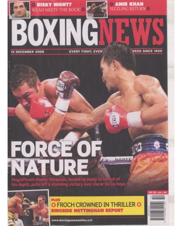 Boxing News magazine  12.12.2008  Download pdf
