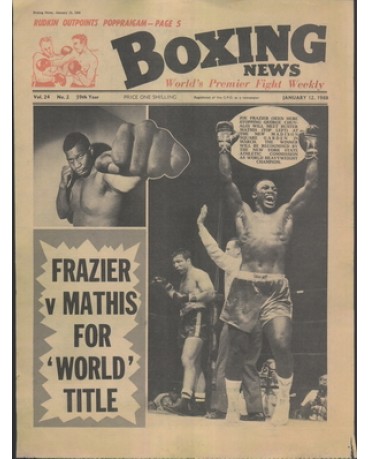 Boxing News magazine 12.1.1968  Download pdf