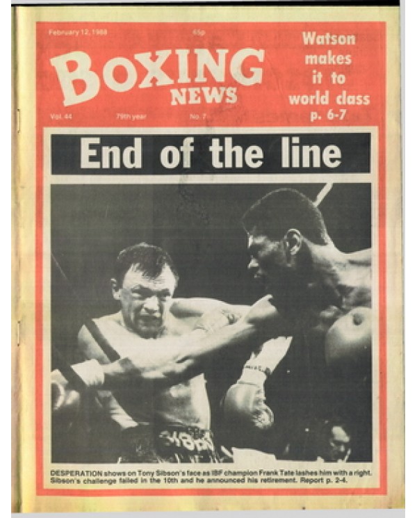 Boxing News magazine 12.2.1988 Download pdf