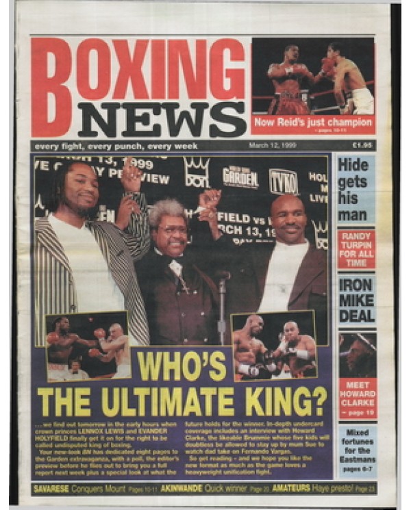 Boxing News magazine 12.3.1999 Download pdf