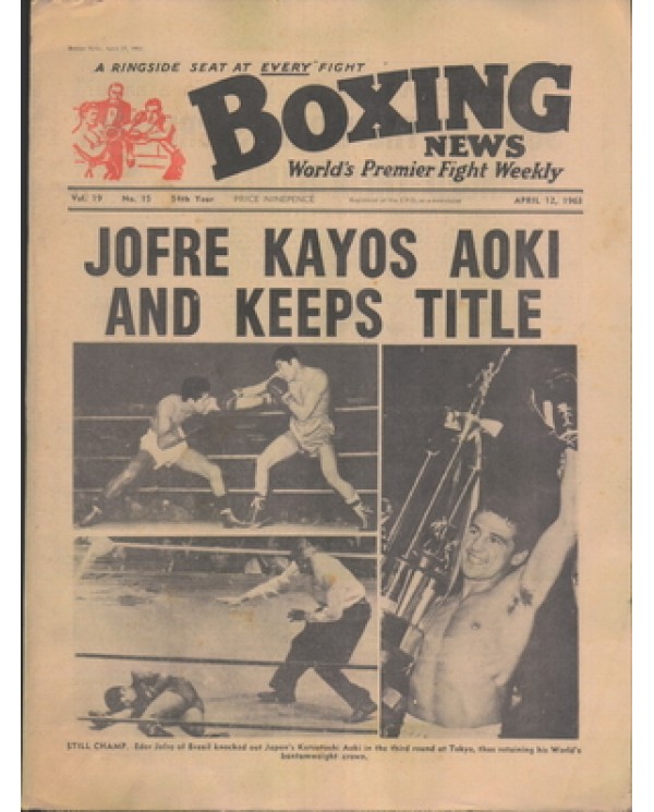 Boxing News magazine 12.4.1963  Download pdf