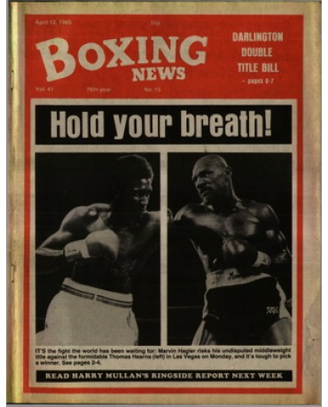 Boxing News magazine 12.4.1985 Download pdf