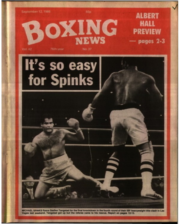 Boxing News magazine 12.9.1986 Download pdf