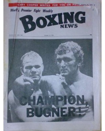 Boxing News magazine Download PDF 13.10.1972