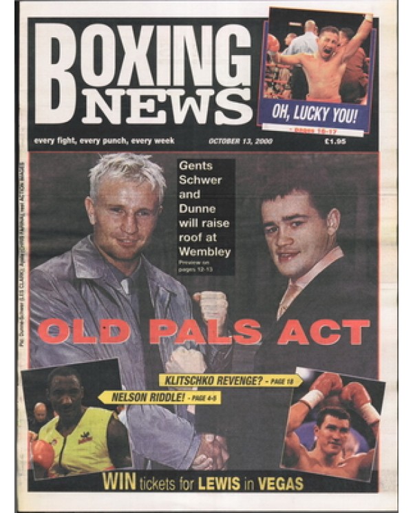 Boxing News magazine 13.10.2000 Download pdf