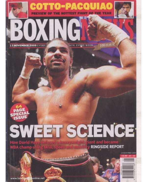 Boxing News magazine 13.11.2009  Download pdf