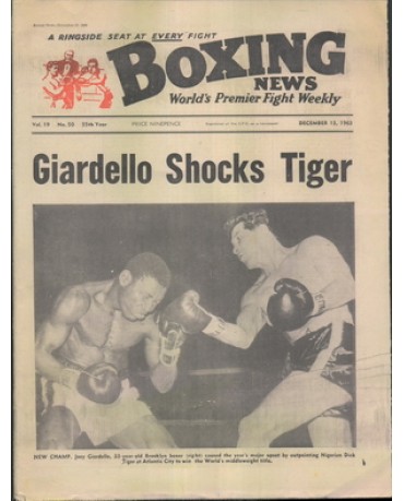 Boxing News magazine 13.12.1963  Download pdf