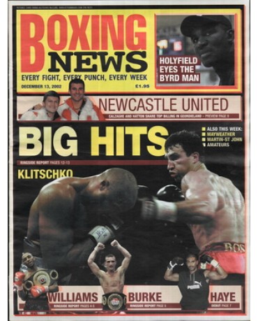 Boxing News magazine 13.12.2002 Download pdf