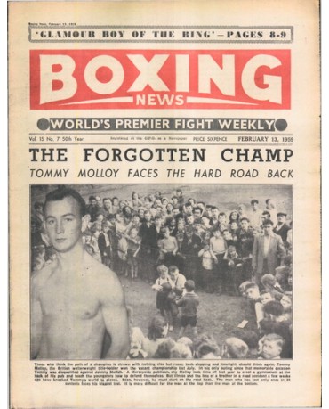 Boxing News magazine 13.2.1959 Download pdf