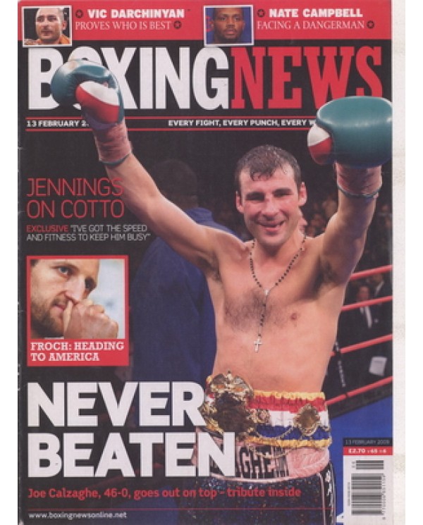 Boxing News magazine 13.2.2009  Download pdf