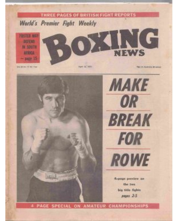 Boxing Newsmagazine  Download PDF 13.4.1973