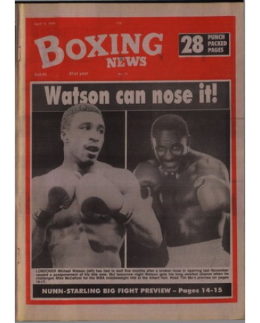 Boxing News magazine 13.4.1990Download pdf