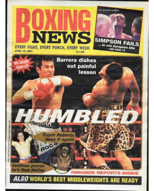 Boxing News magazine 13.4.2001 Download pdf