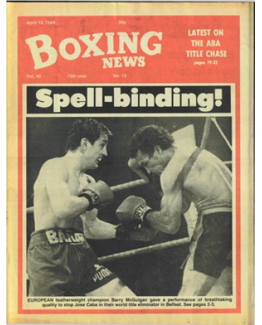 Boxing News magazine 13.4.1984 Download pdf