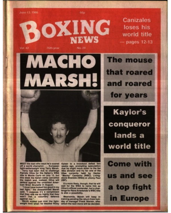 Boxing News magazine 13.6.1989 Download pdf