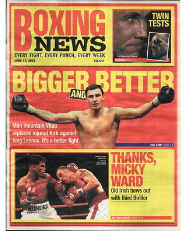 Boxing News magazine 13.6.2003 Download pdf