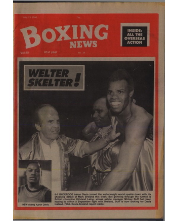 Boxing News magazine 13.7.1990 Download pdf