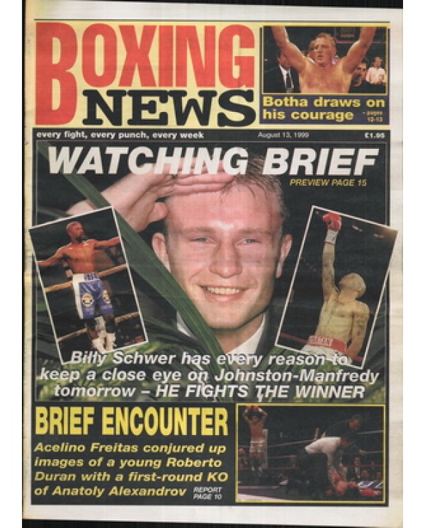 Boxing News magazine 13.8.1999 Download pdf