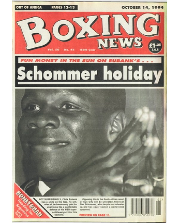 Boxing News magazine 14.10.1994 Download pdf