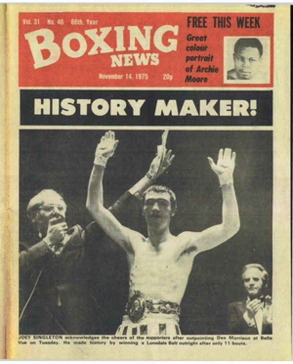 Boxing News magazine 14.11.1975 Download pdf