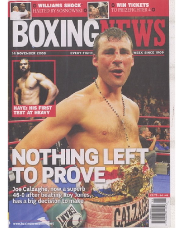 Boxing News magazine 14.11.2008 Download pdf