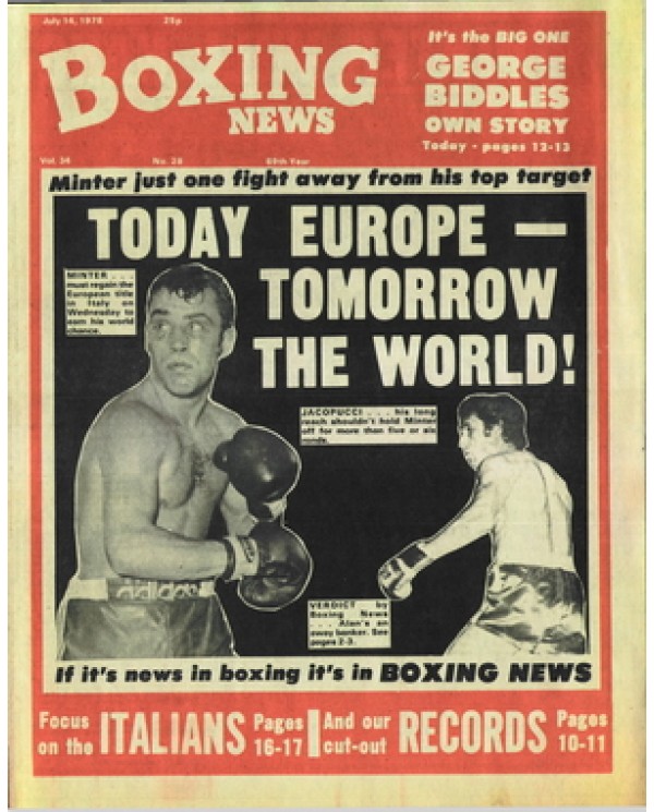 Boxing News magazine14.7.1978 Download pdf