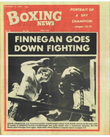 Boxing News magazine 15.12.1978 Download pdf
