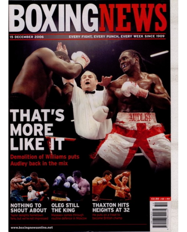 Boxing News magazine 15.12.2006 Download pdf