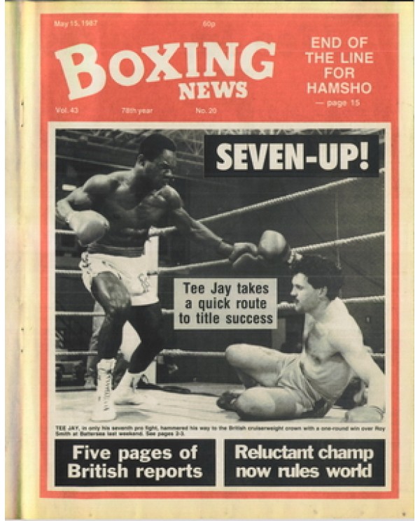 Boxing News magazine 15.5.1987 Download pdf