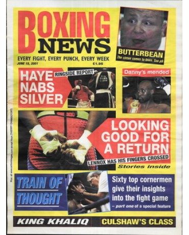 Boxing News magazine 15.6.2001 Download pdf
