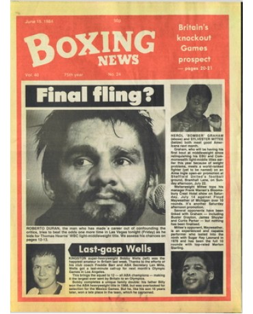 Boxing News magazine 15.6.1984 Download pdf