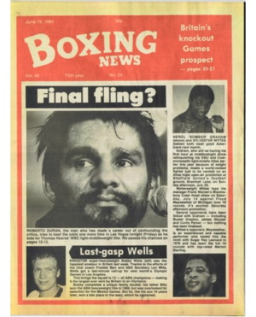 Boxing News magazine 15.7.1984 Download pdf