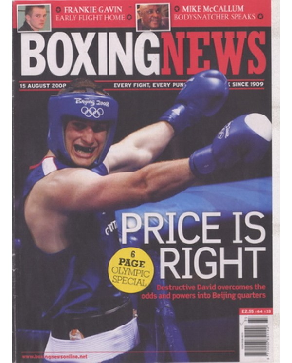 Boxing News magazine 15.8.2008 Download pdf