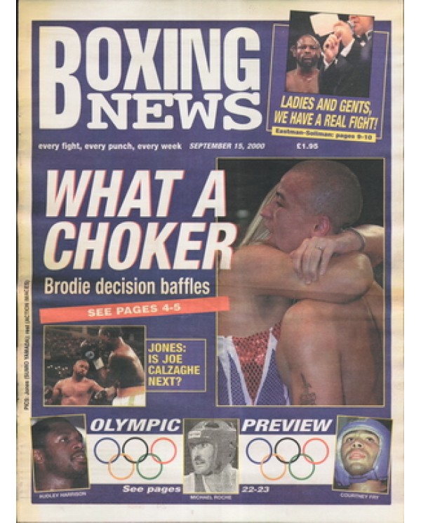 Boxing News magazine 15.9.2000 Download pdf