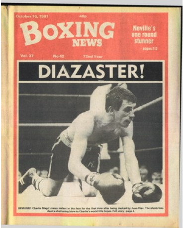 Boxing News magazine 16.10.1981 Download pdf