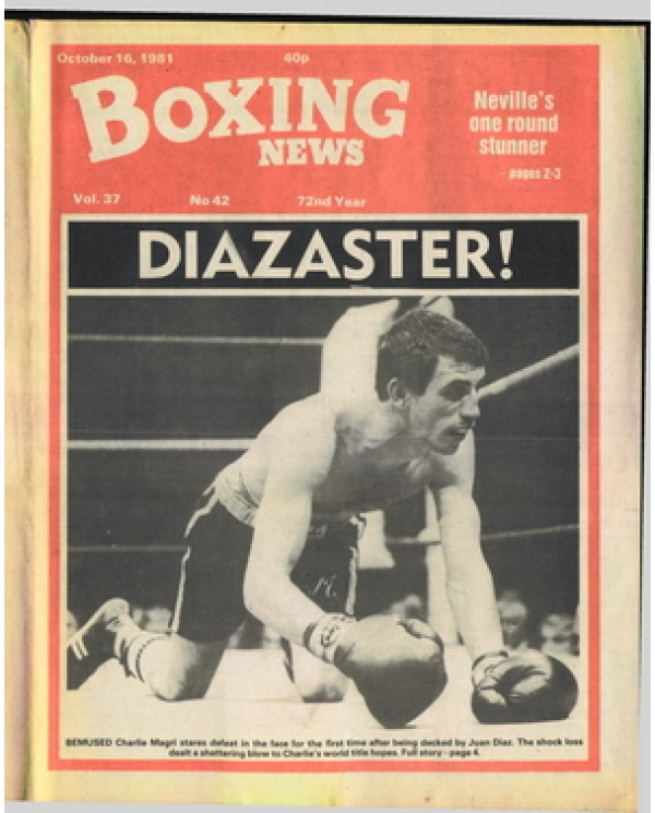 Boxing News magazine 16.10.1981 Download pdf