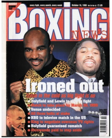 Boxing News magazine 23.10.1998 Download pdf