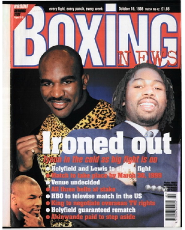Boxing News magazine 23.10.1998 Download pdf
