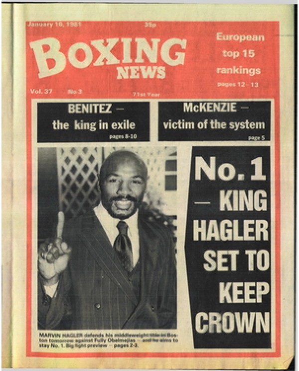 Boxing News magazine 16.1.1981 Download pdf