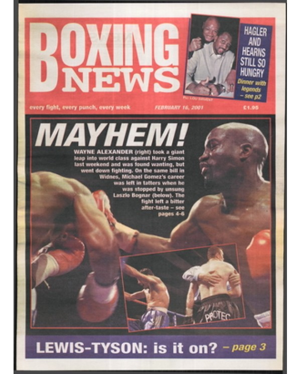 Boxing News magazine 16.2.2001 Download pdf