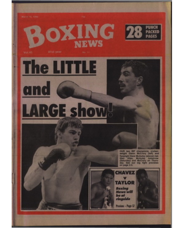 Boxing News magazine 16.3.1990 Download pdf