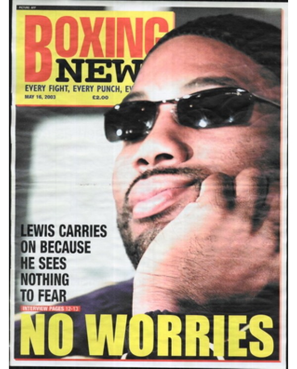 Boxing News magazine 16.5.2003 Download pdf