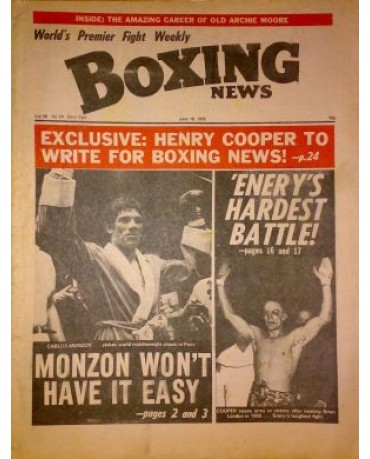 Boxing News magazine Download PDF 16.6.1972